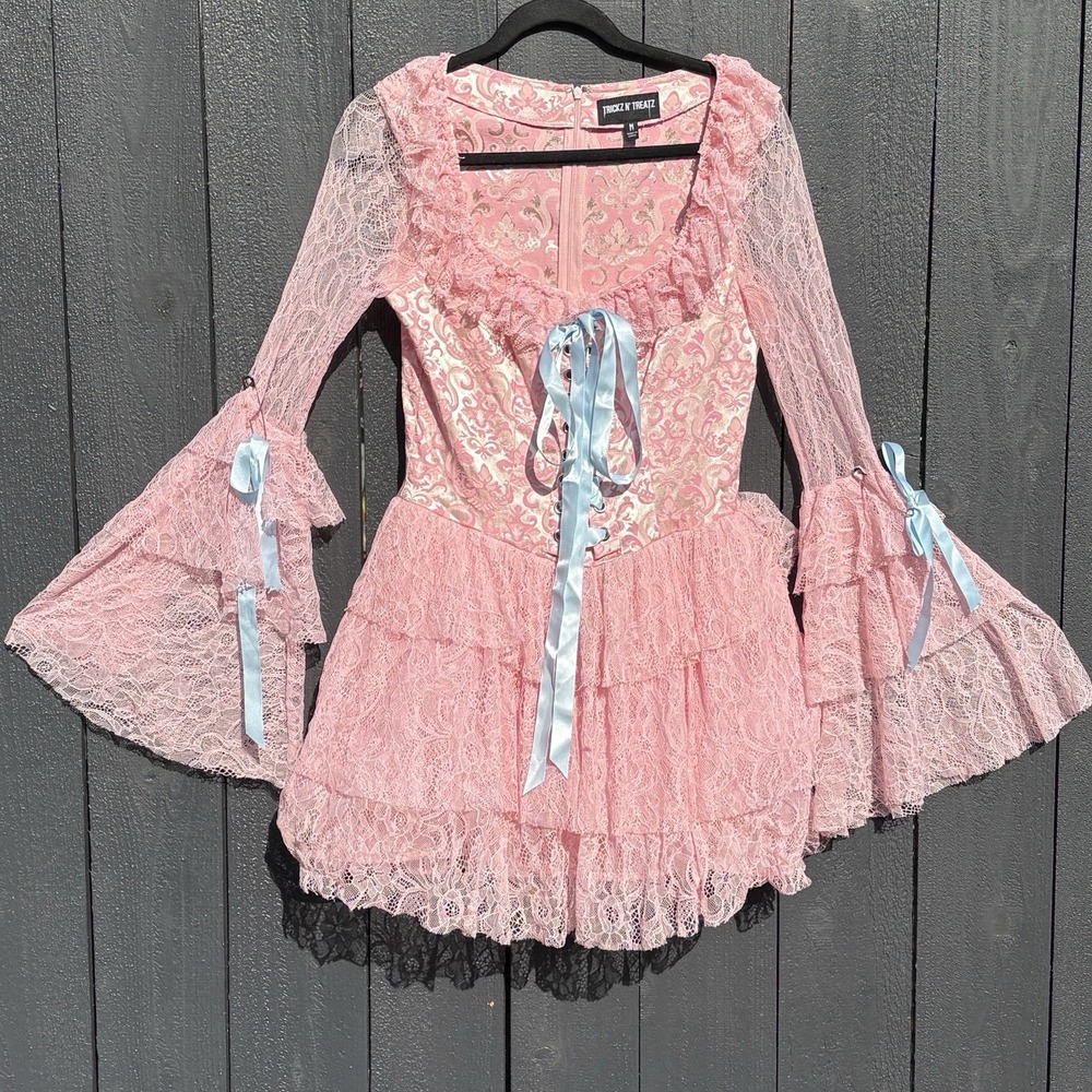 Dolls Kill They'll Eat Cake Dress M Marie Antoinette Trickz N Treatz Halloween
